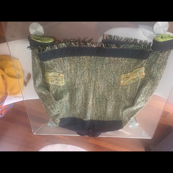 D&G suit jacket / green blue tweed - Picture 11 of 11